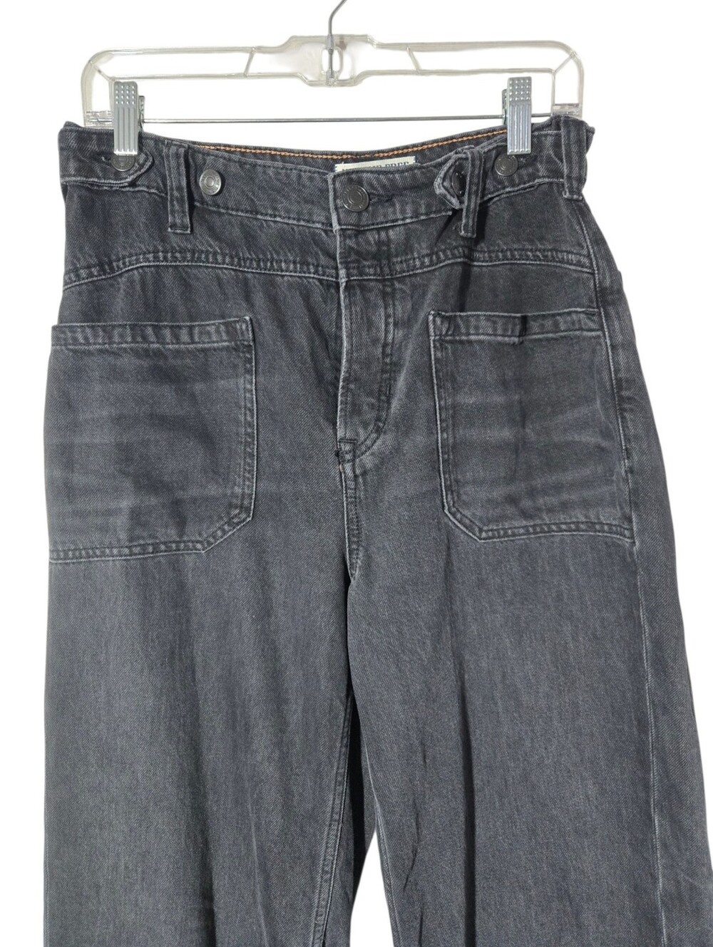 Free People We The Free Palmer Cuffed Baggy Jean Cotton Relaxed Wide-Leg - Picture 6 of 16